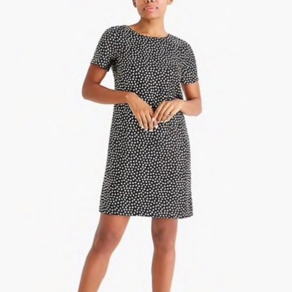 J.Crew 💛 Gold Heart Little Black Dress XS - Picture 3 of 10